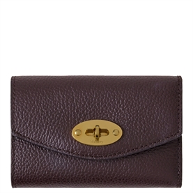 Mulberry Darley Folded Multi-Card Wallet Ebony